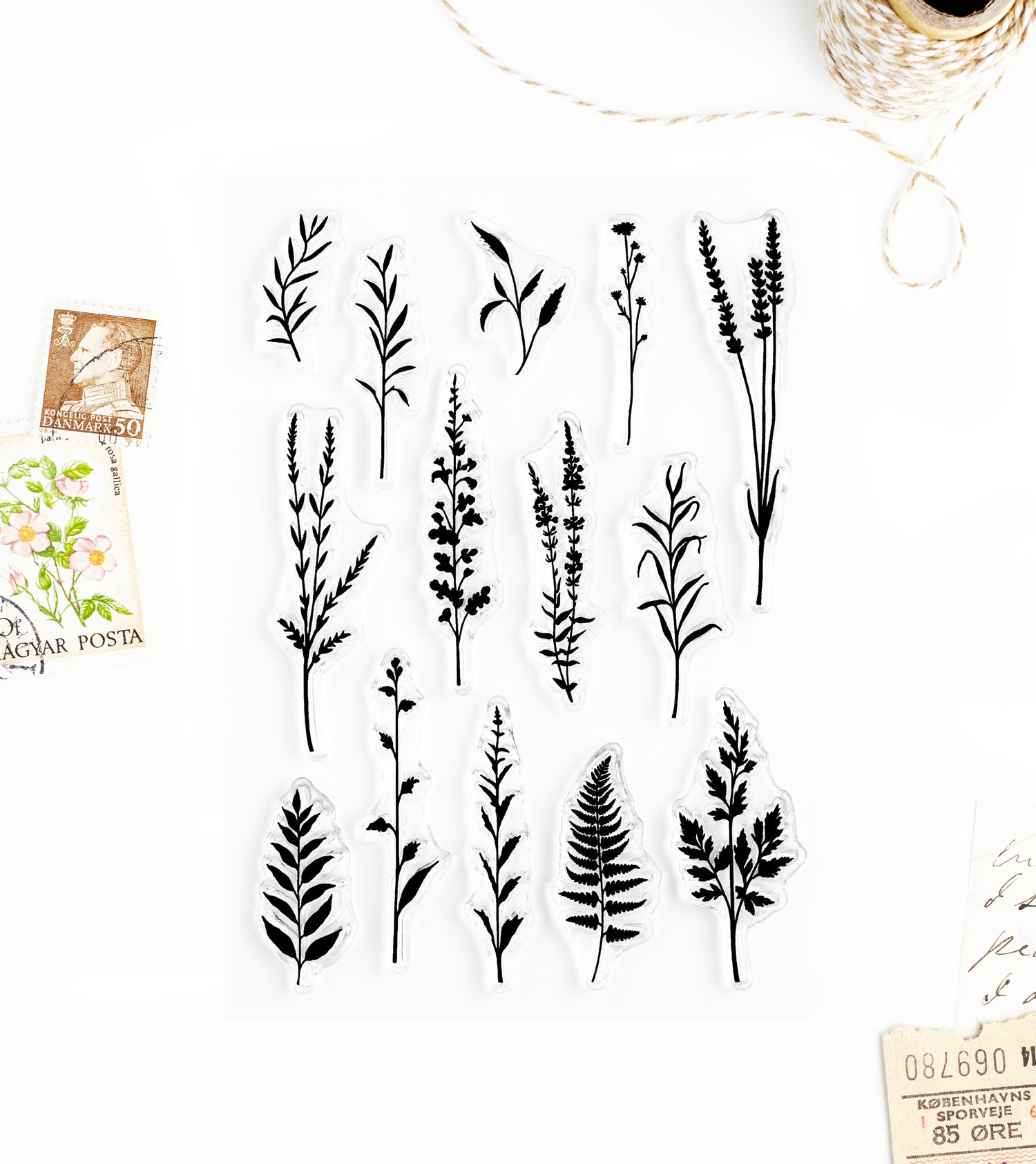 Plant Silhouettes Clear Stamps