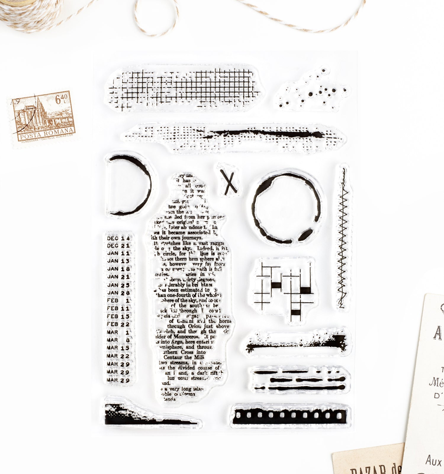 Textures Clear Stamps