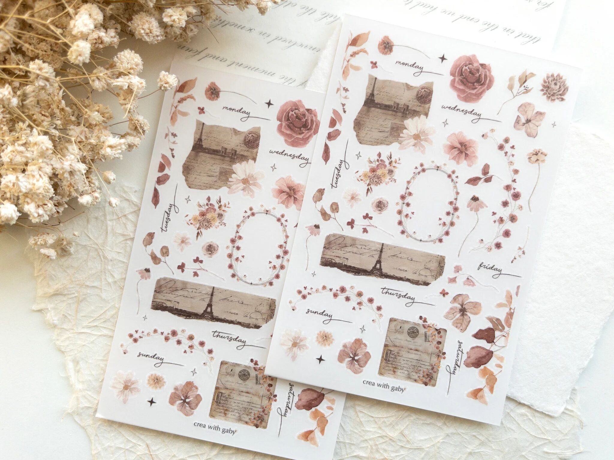 Paper Garden Rub-On Stickers