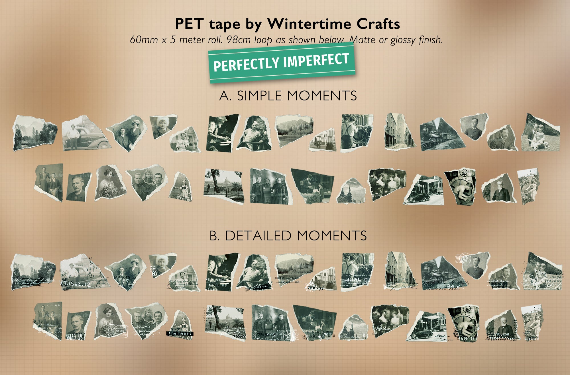 Whoopsie: Moments PET Tape