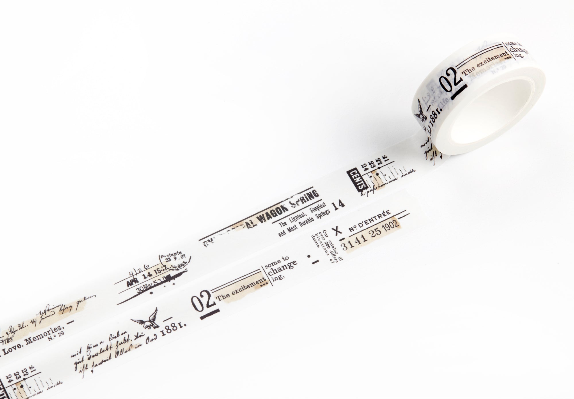 Distressed collages washi tape