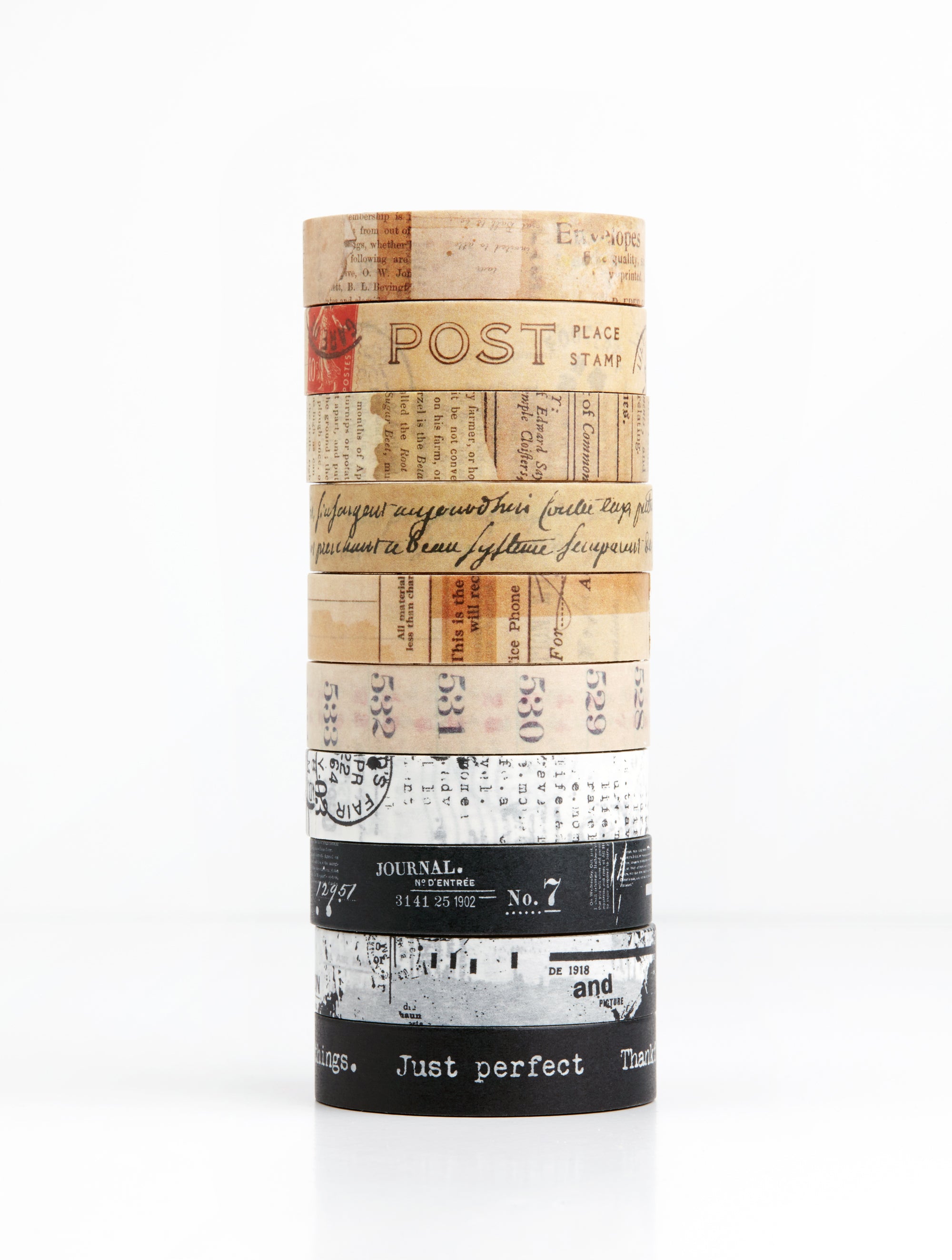 Collage collection 10mm washi set from Wintertime Crafts