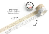 Vintage French receipts washi tape