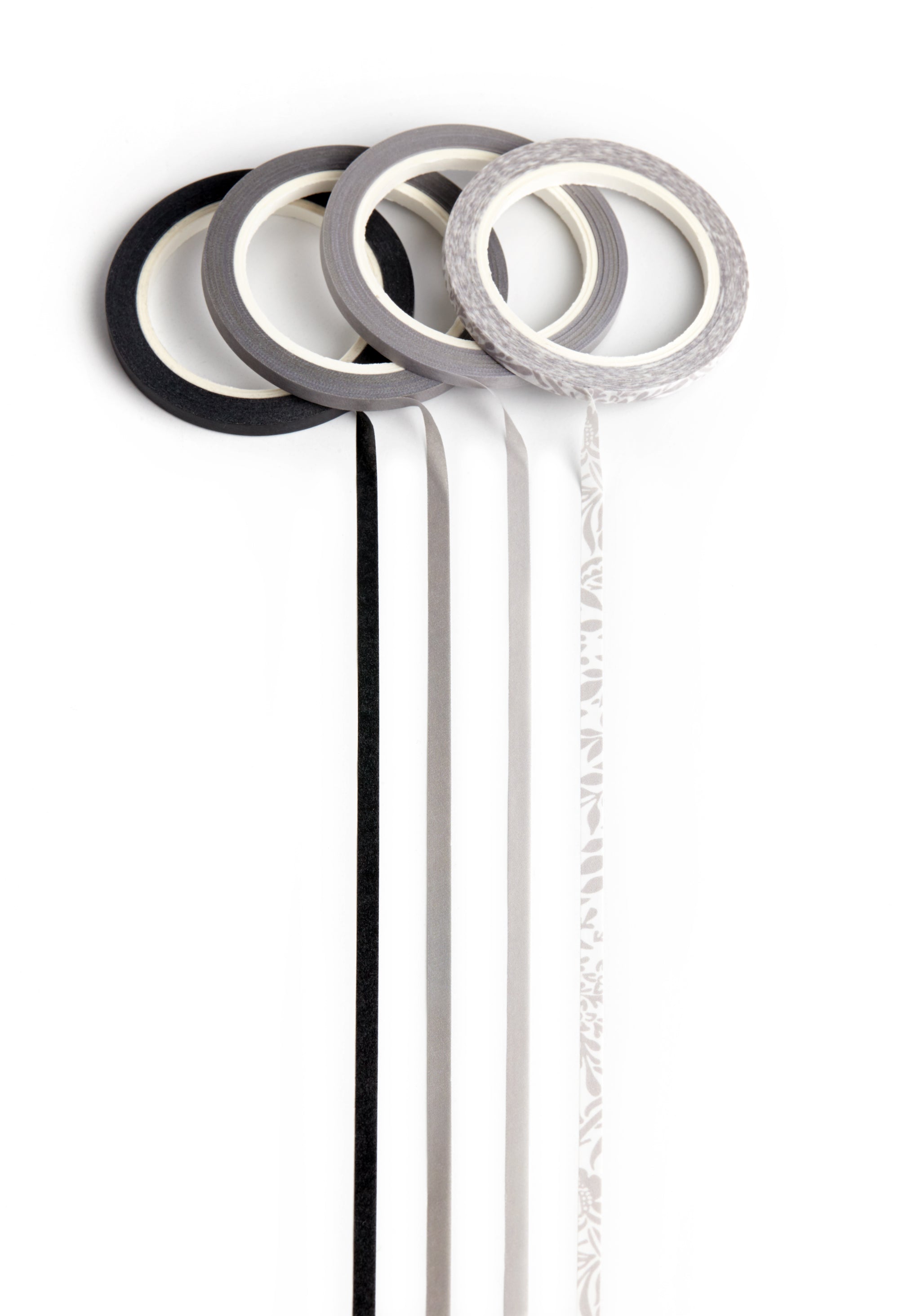 Ultra Slim Grey Washi Tape Set