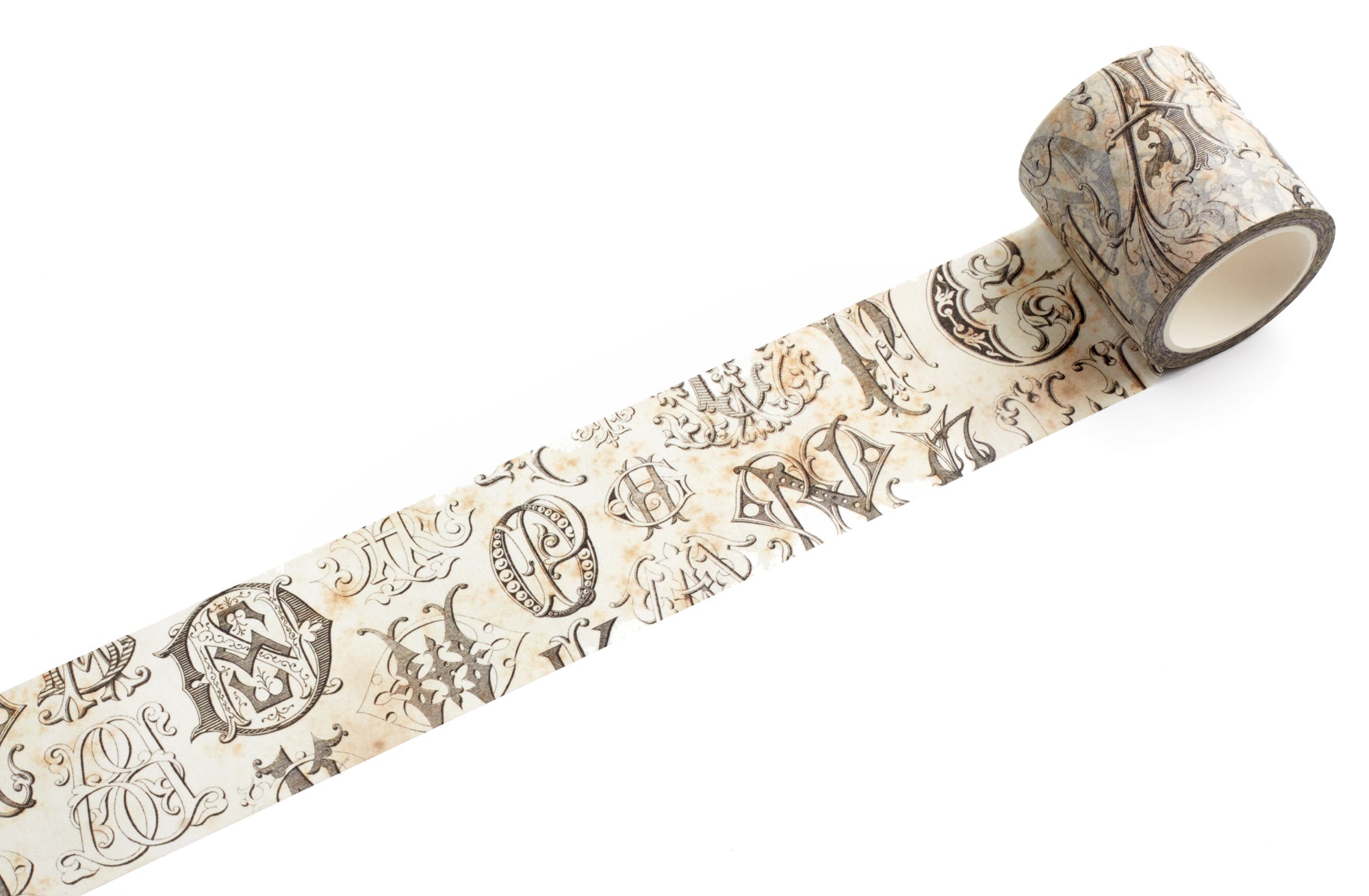 Antique Monograms Washi Tape