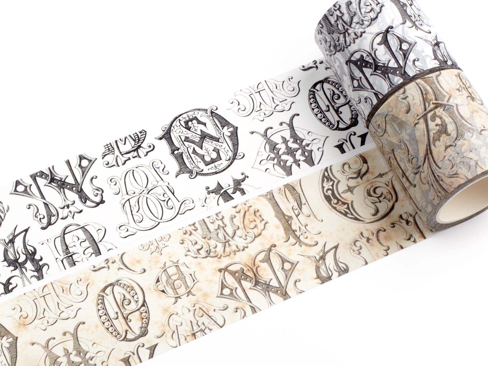 Antique Monograms Washi Tape