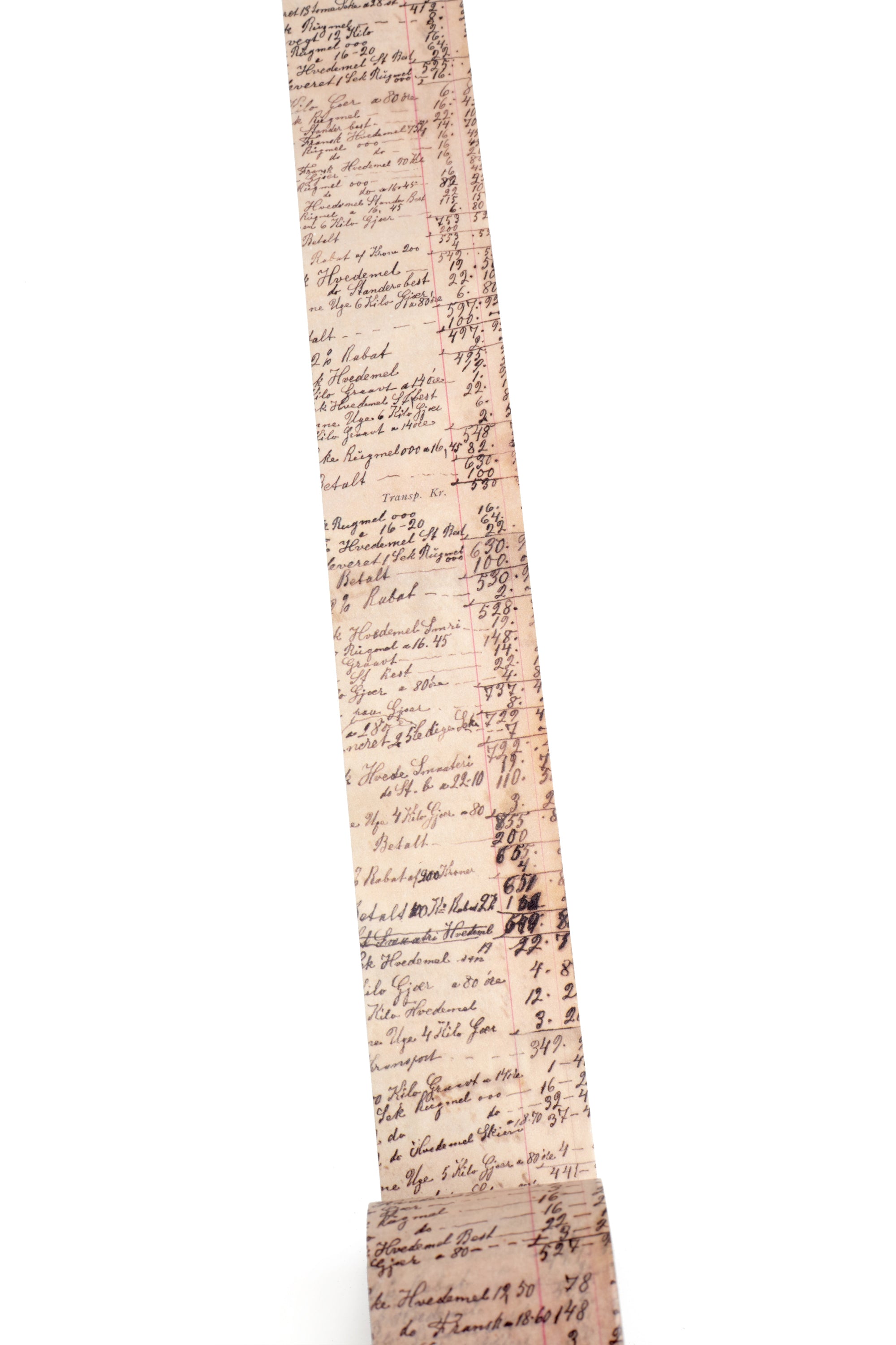 Grungy Ledger Washi Tape