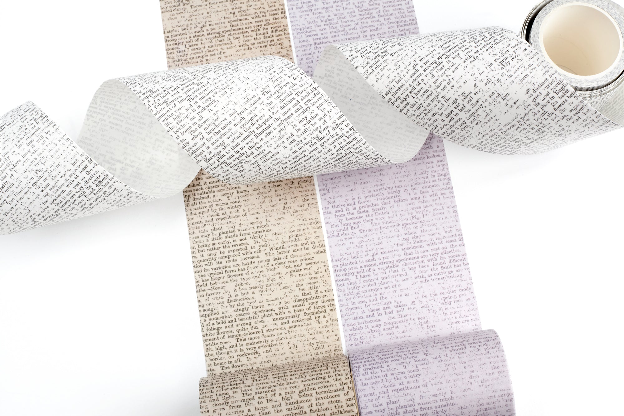 Rustic Horticulture Text Washi Tape