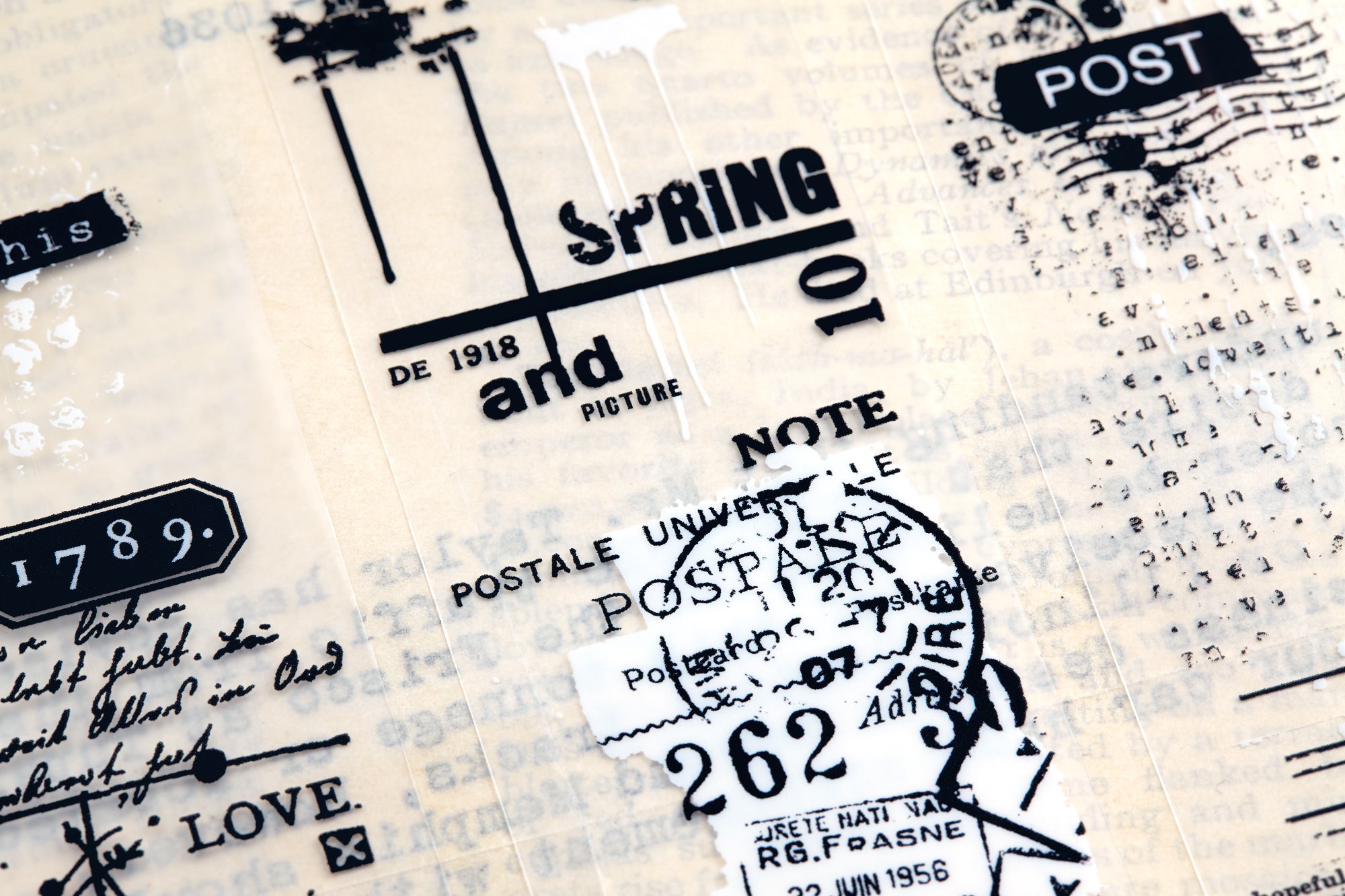 Vintage Postmark Details