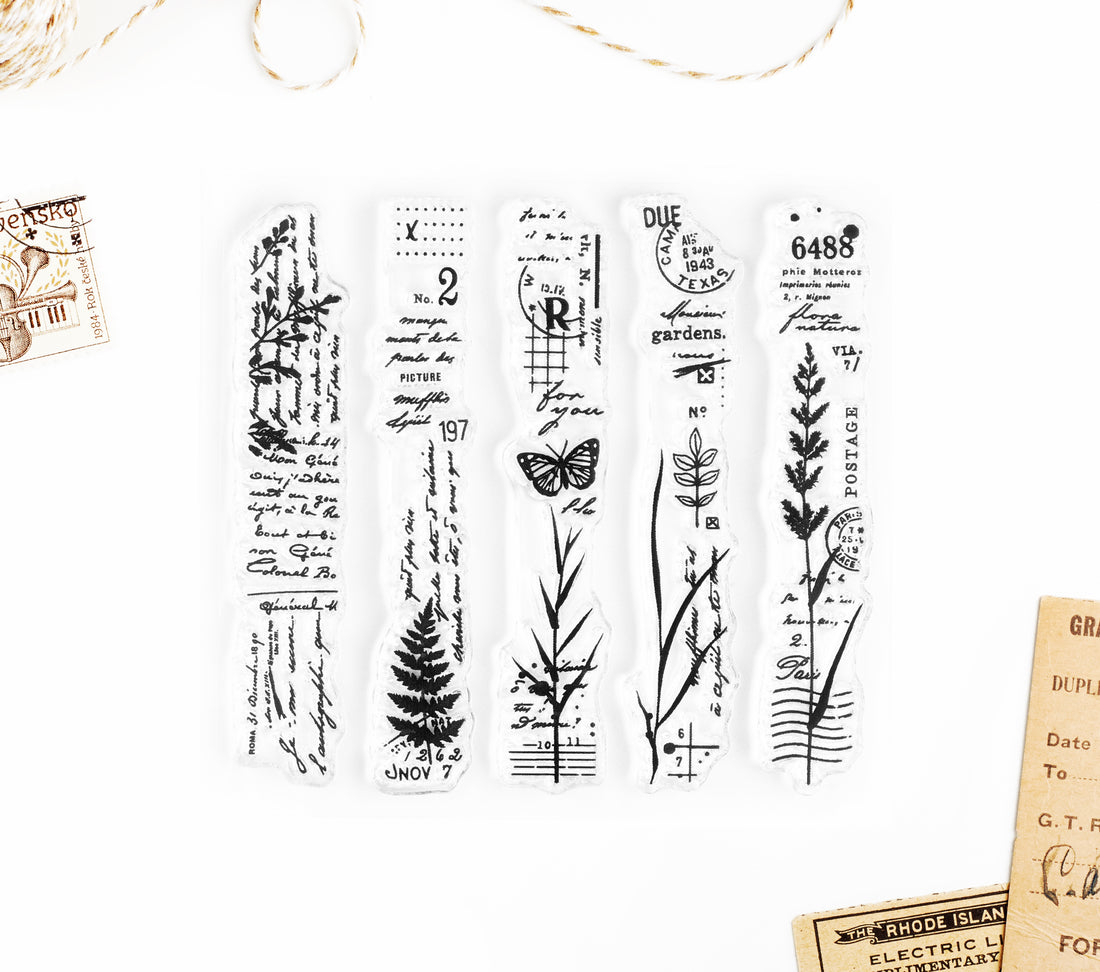 Beautiful Gardens slim clear stamps