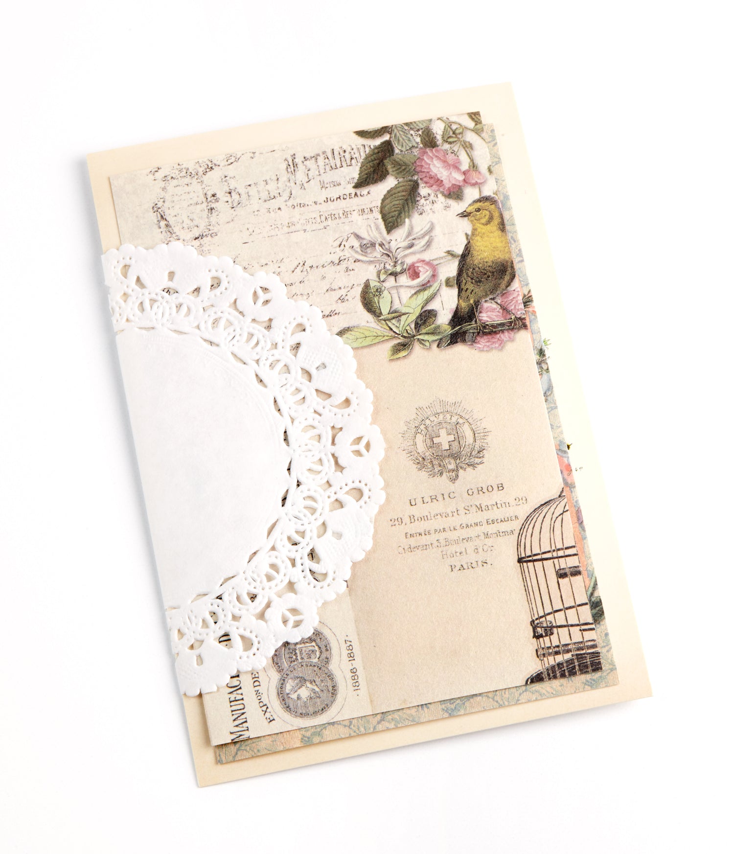 50 White Paper Doilies, 4"