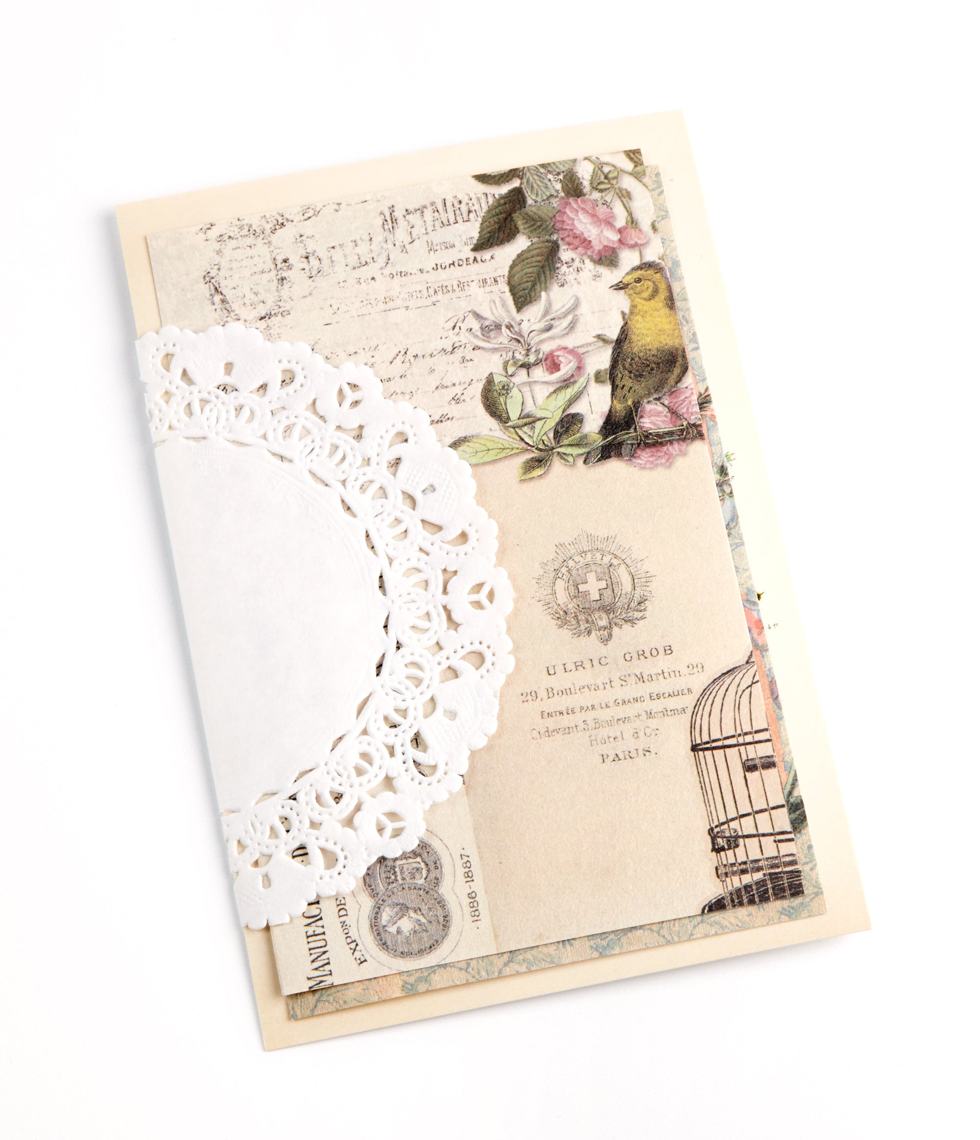 50 White Paper Doilies, 4"