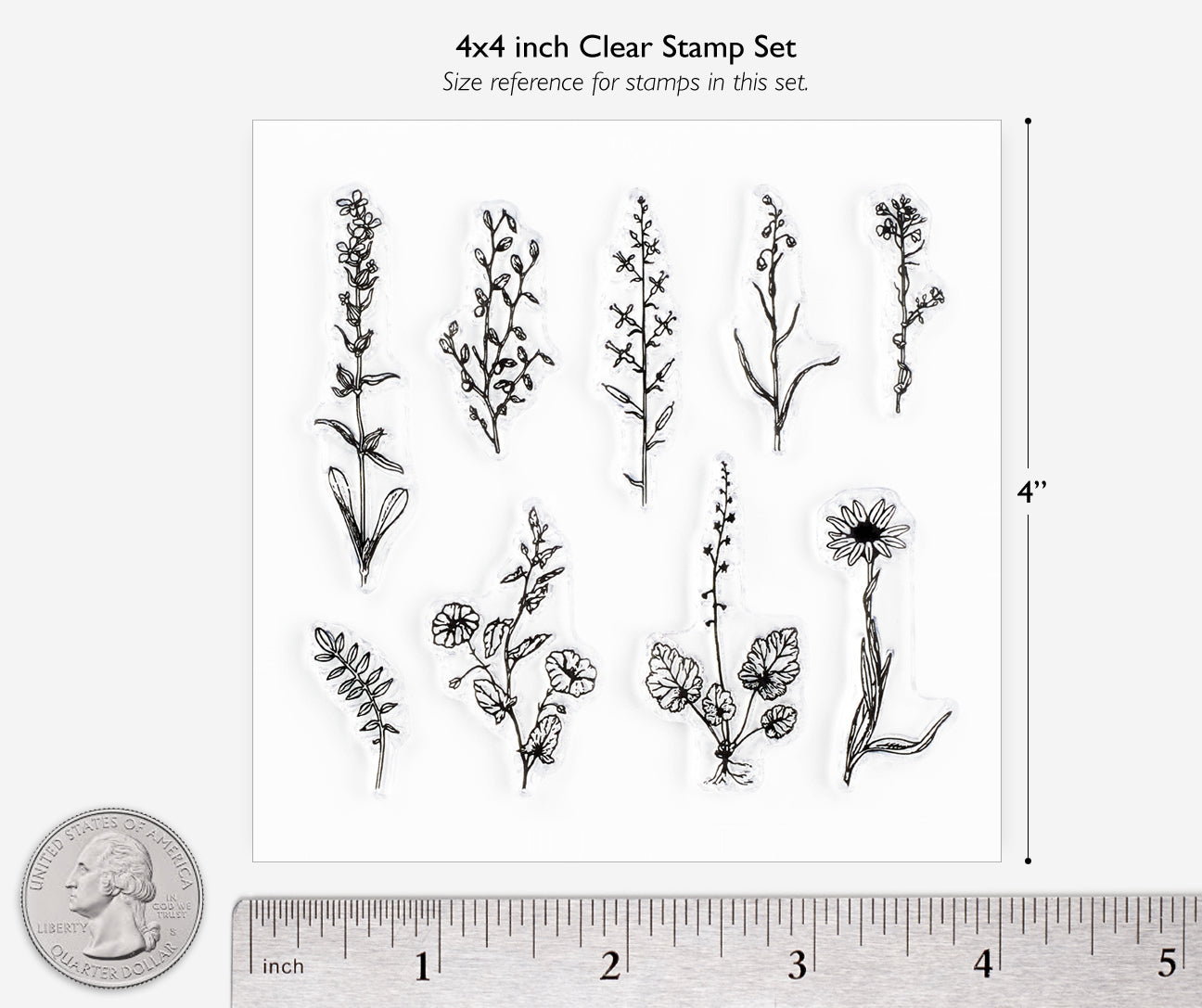Plants & Flowers Clear Stamps