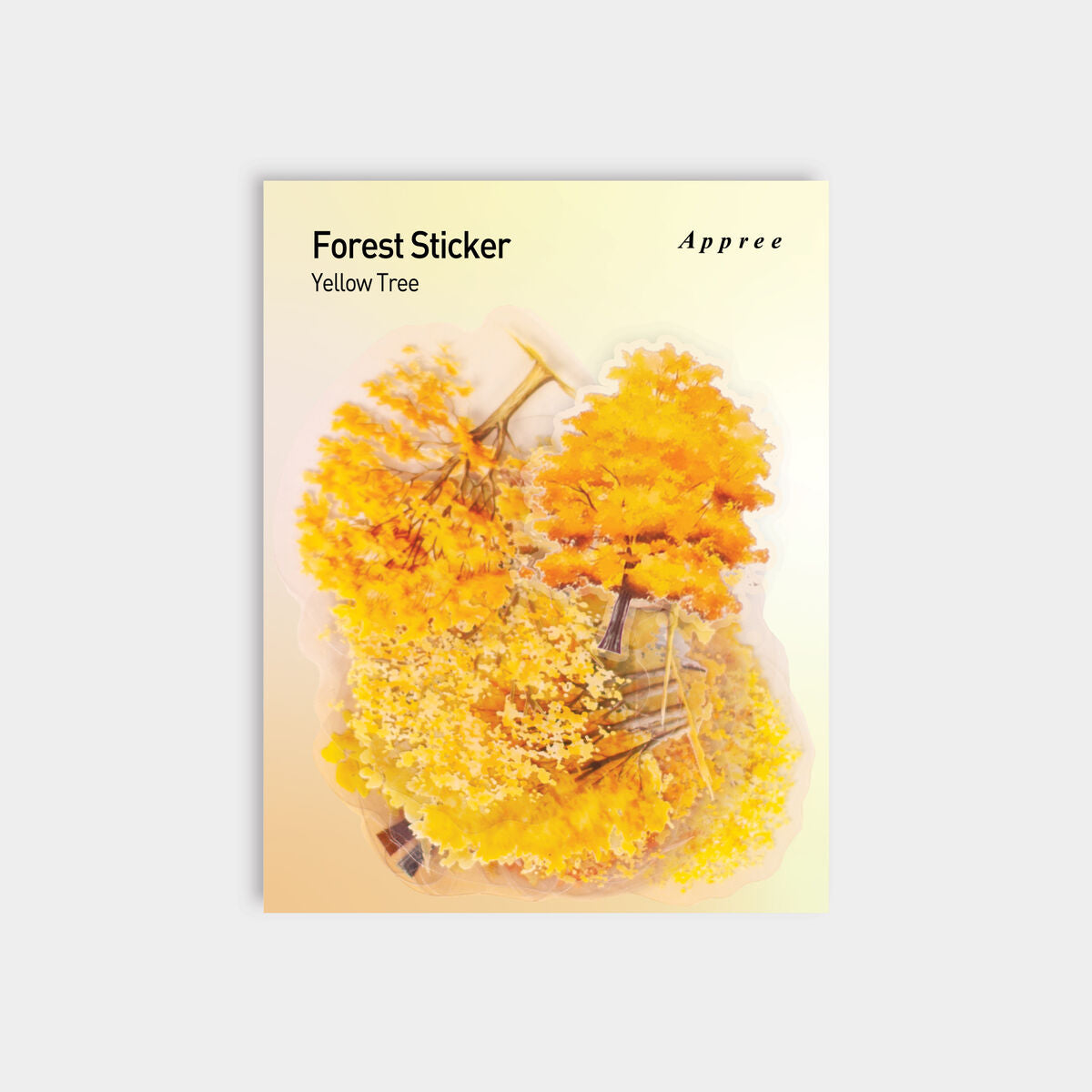 Forest Stickers - Yellow Trees