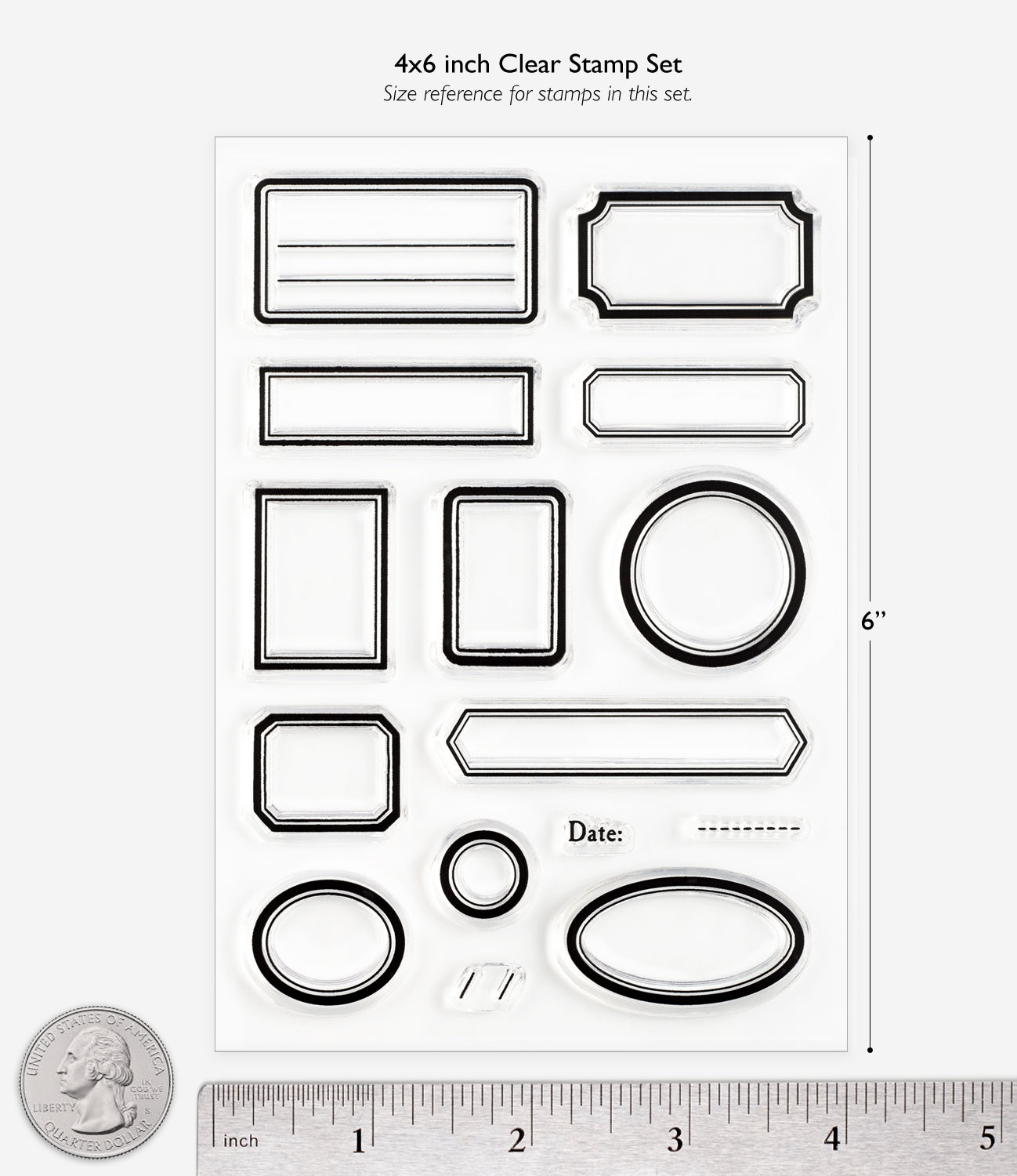 Vintage Labels Clear Stamps