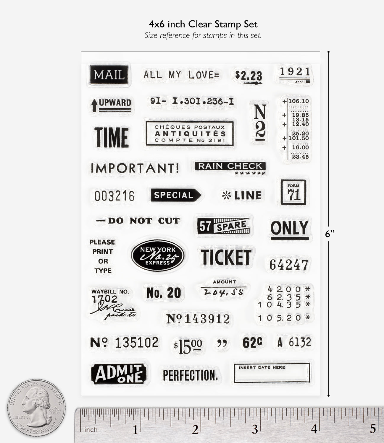 Little Details Clear Stamps