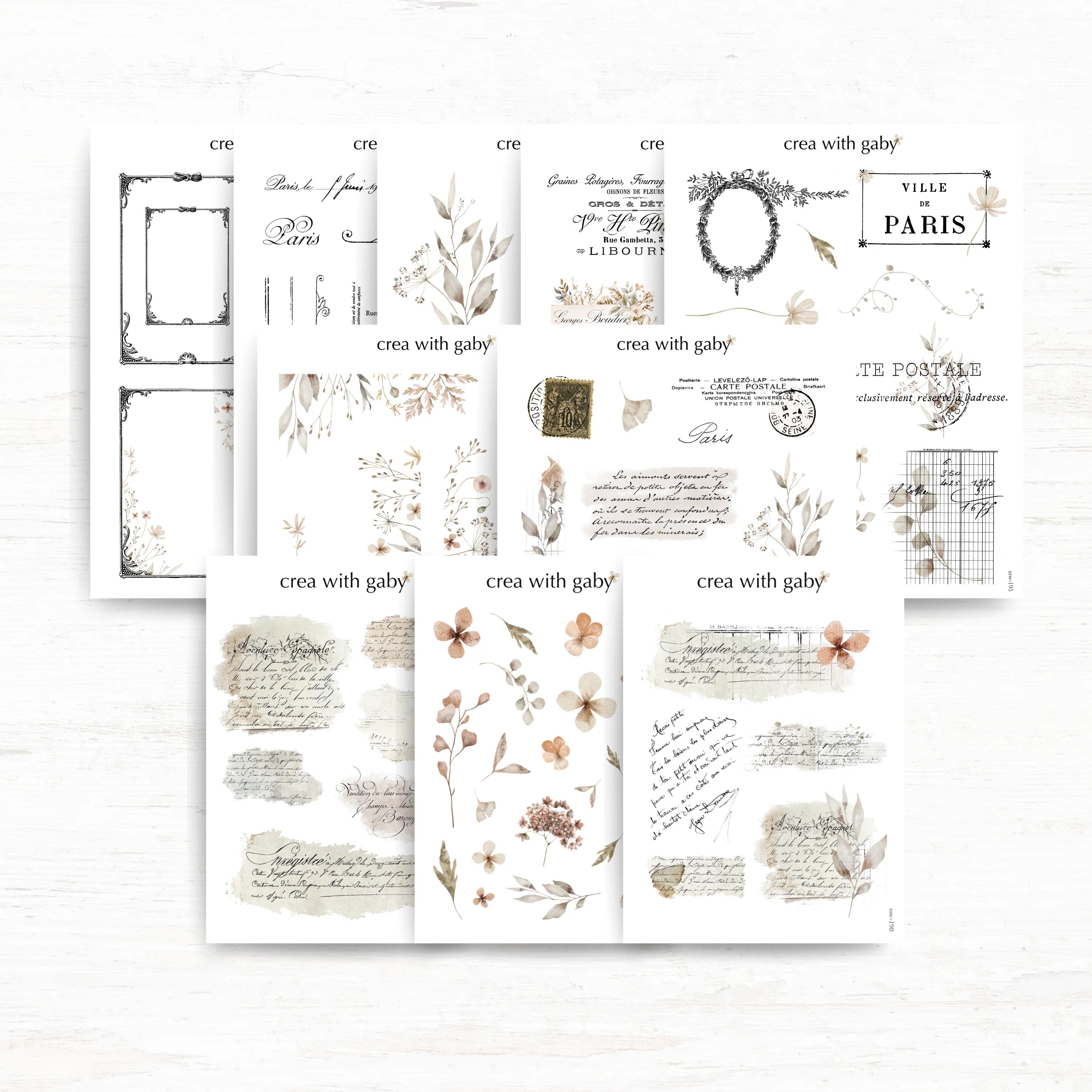 Memories Collection Washi Stickers