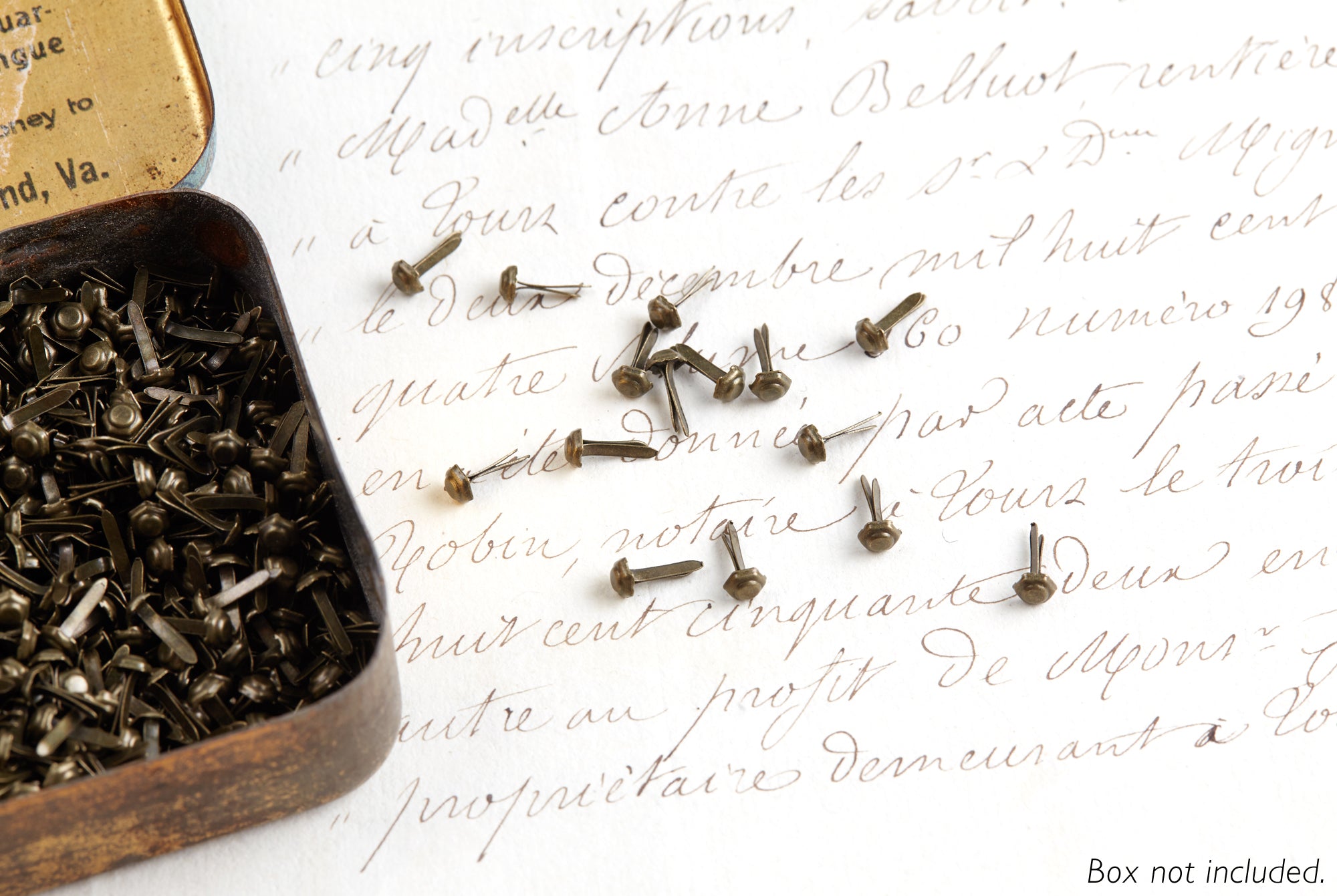 Mini Hexagon Metal Brads