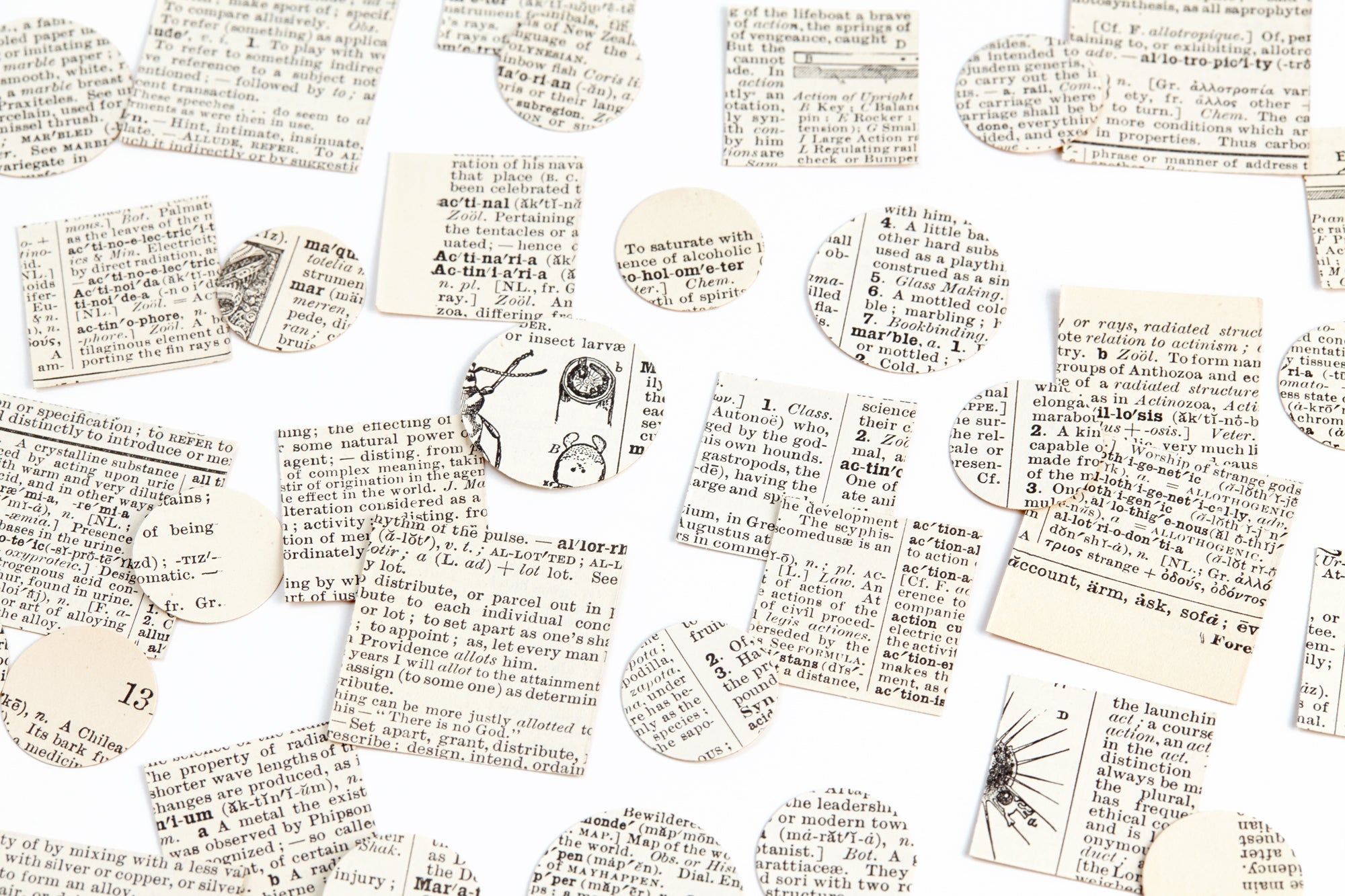 Mixed Die Cut Sticker Shapes