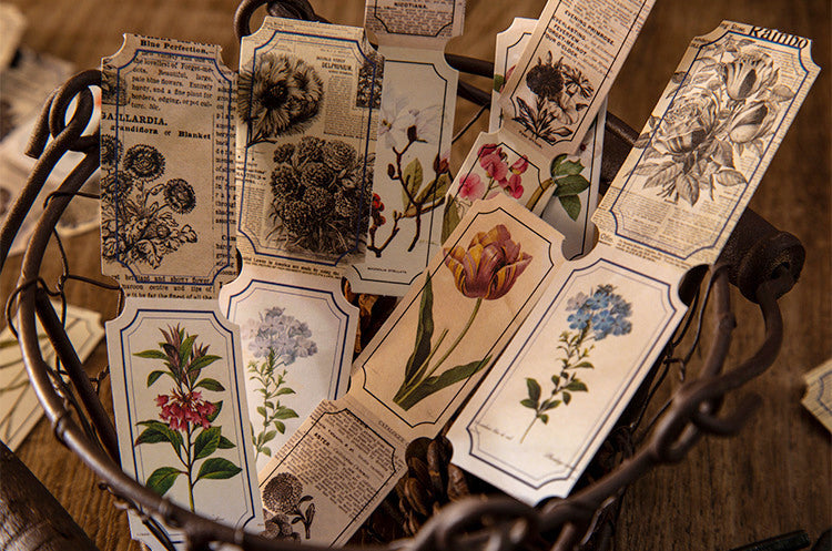 Retro Ticket Stickers