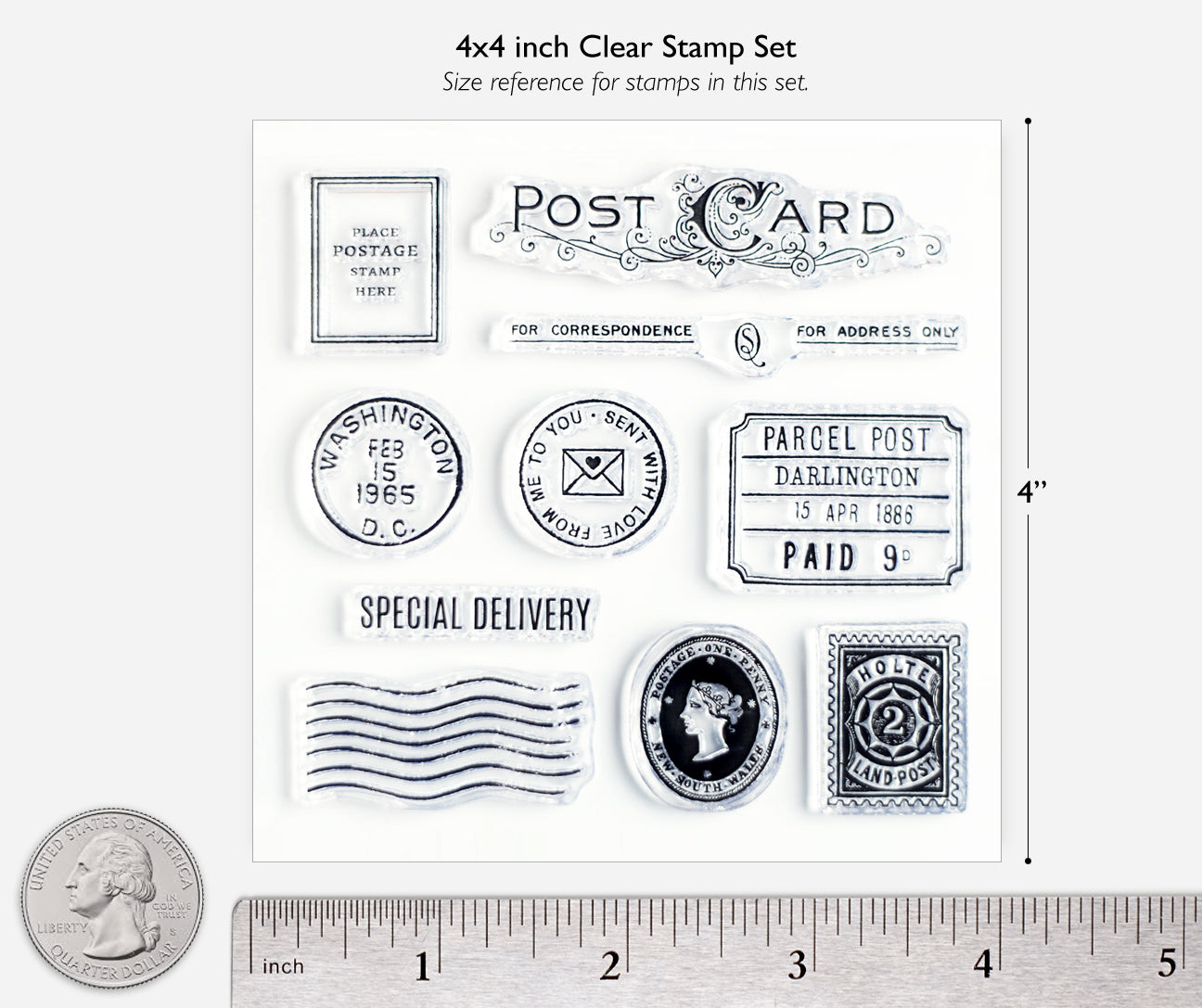Special Delivery Clear Stamps