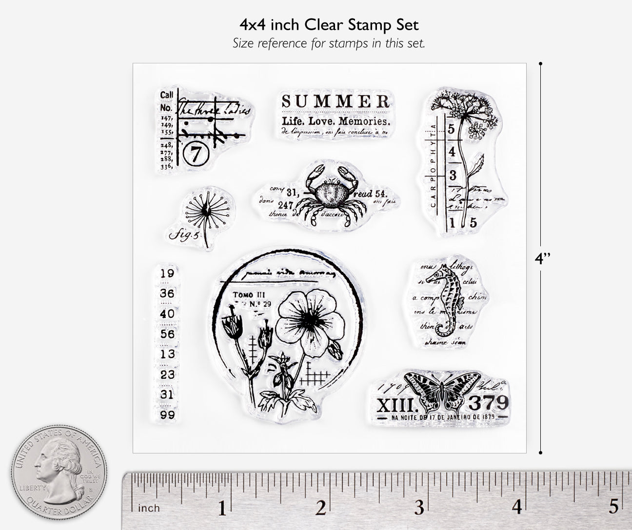 The Seasons: Summer Clear Stamps