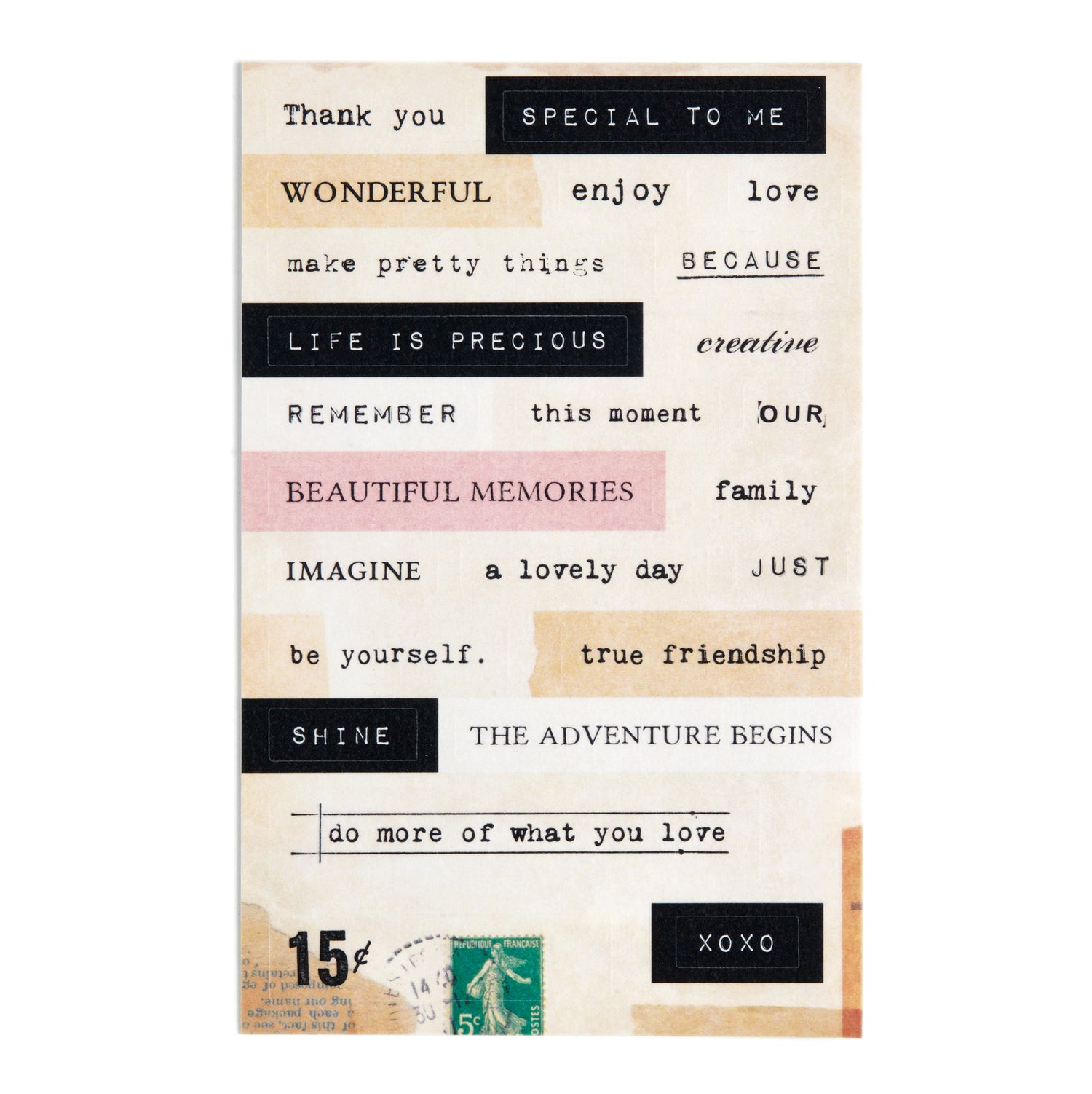 Thank You Sticker Sheet