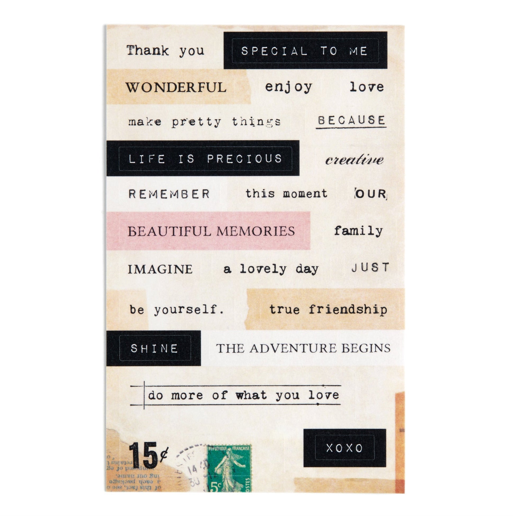Thank You Sticker Sheet
