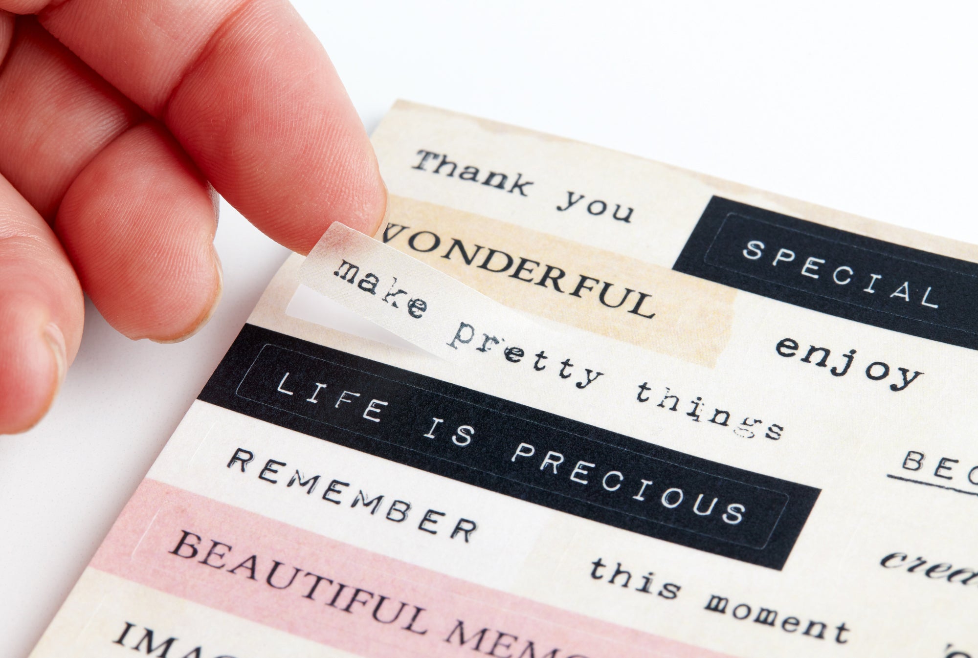 Thank You Sticker Sheet