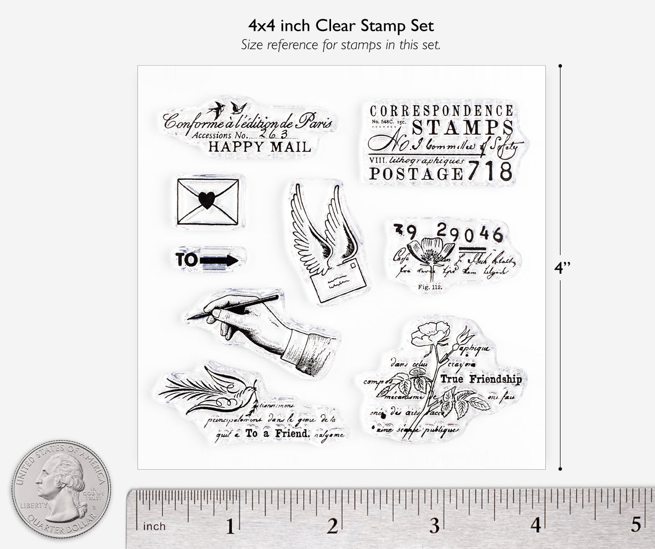 To A Friend Clear Stamps