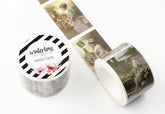 Edwardian ladies tinted postcard washi tape