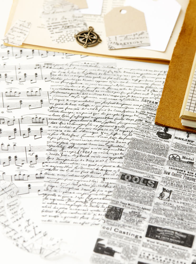 Printed Vellum Sheets