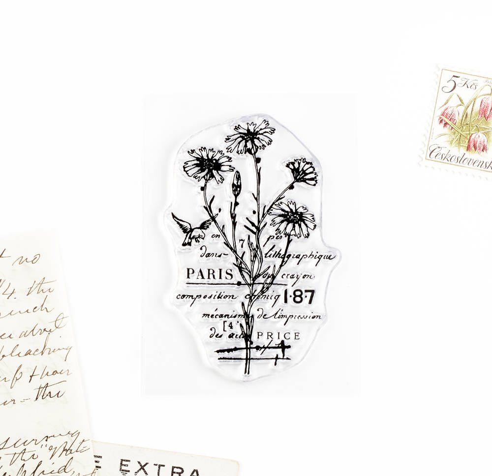 Beautiful floral stamp