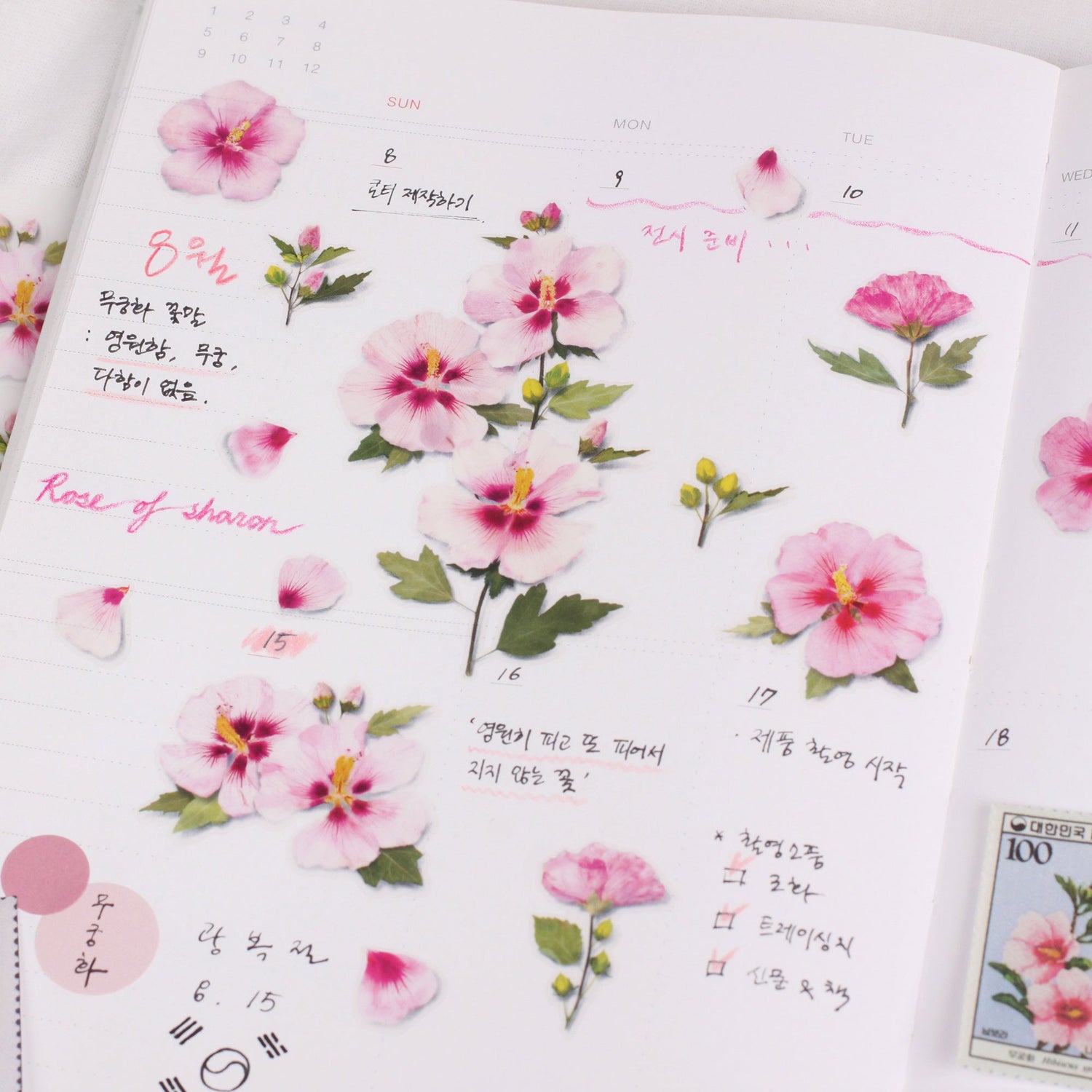 Pressed Flower Stickers