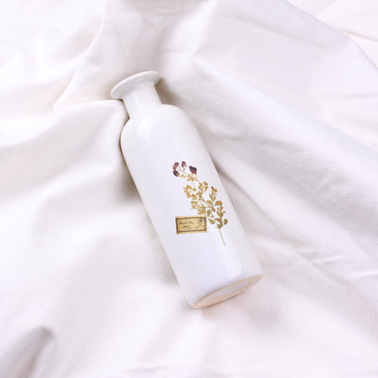 Green Rub-on Stickers with Linen Fabric