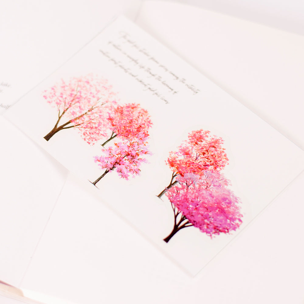 Forest Stickers - Pink Trees