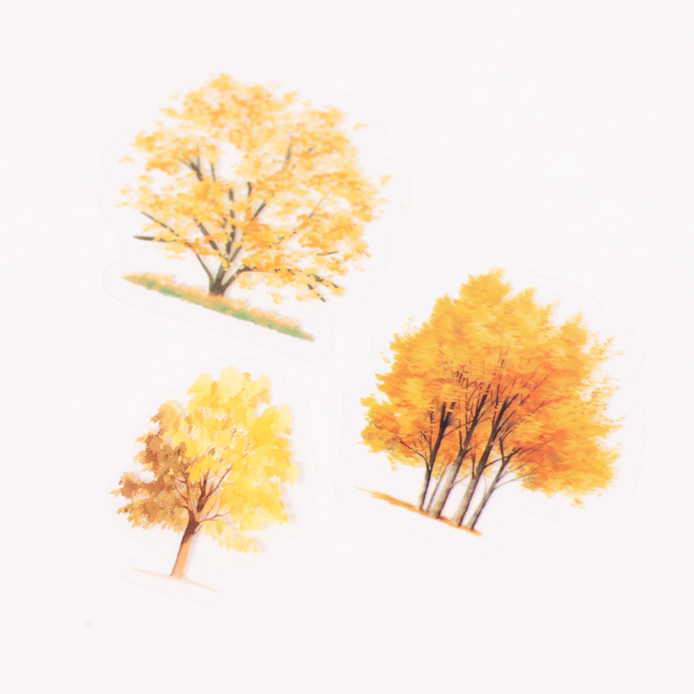 Forest Stickers - Yellow Trees