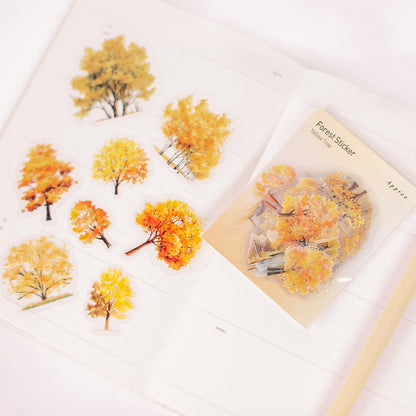 Forest Stickers - Yellow Trees