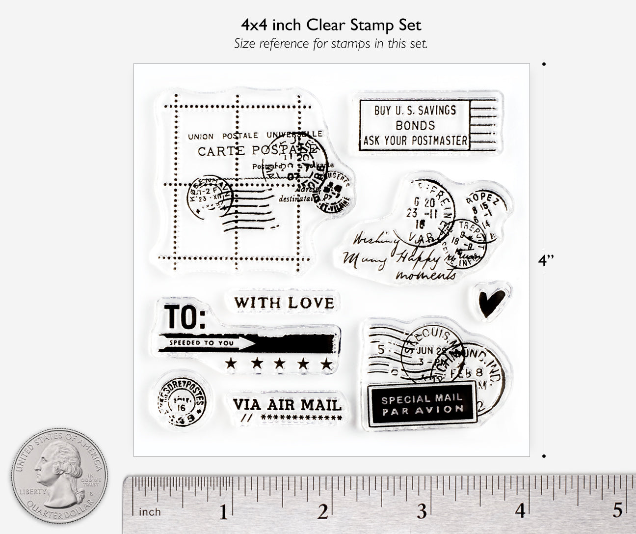 With Love Clear Stamps