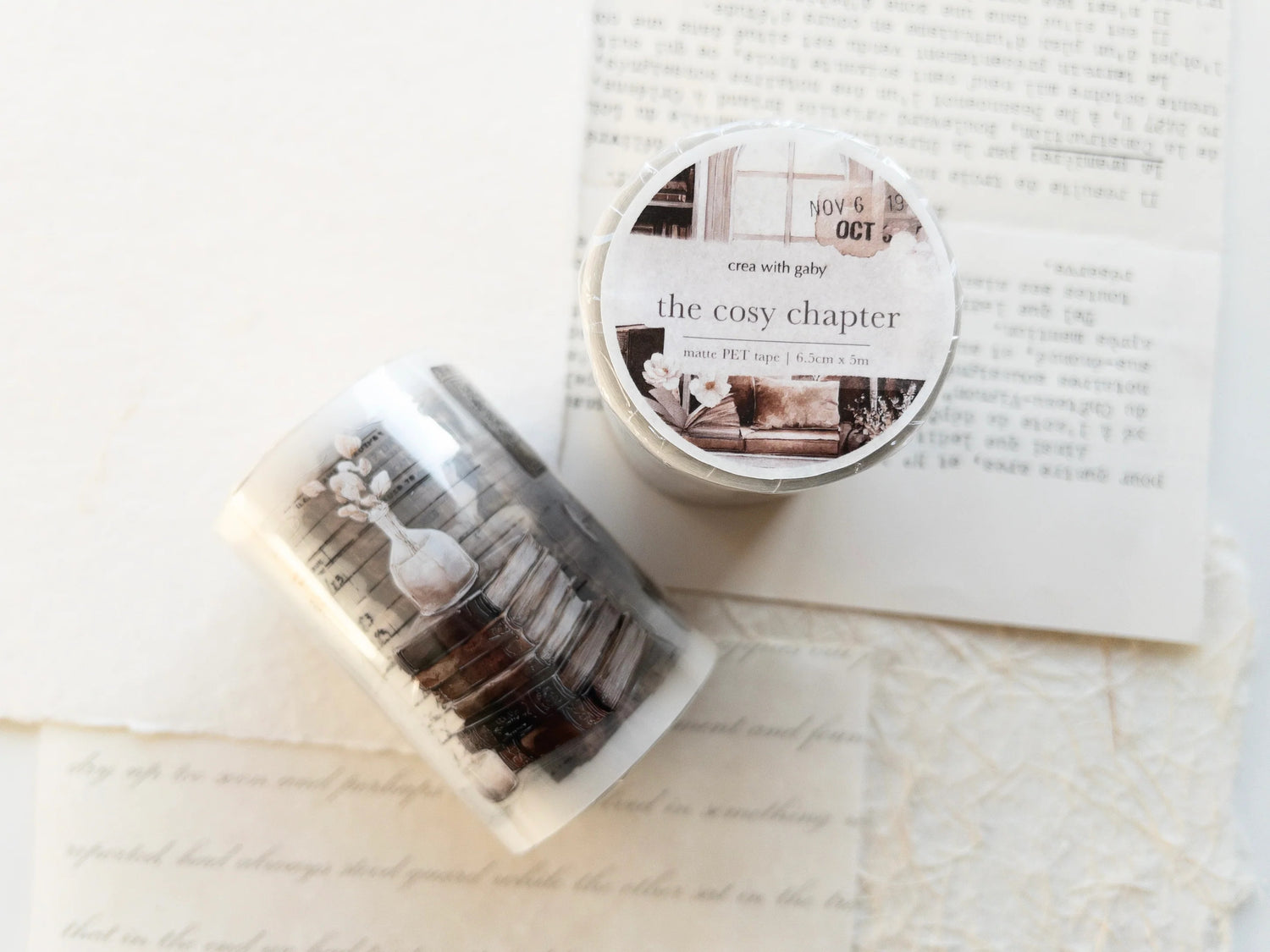 The Cosy Chapter Pre-Cut PET Tape