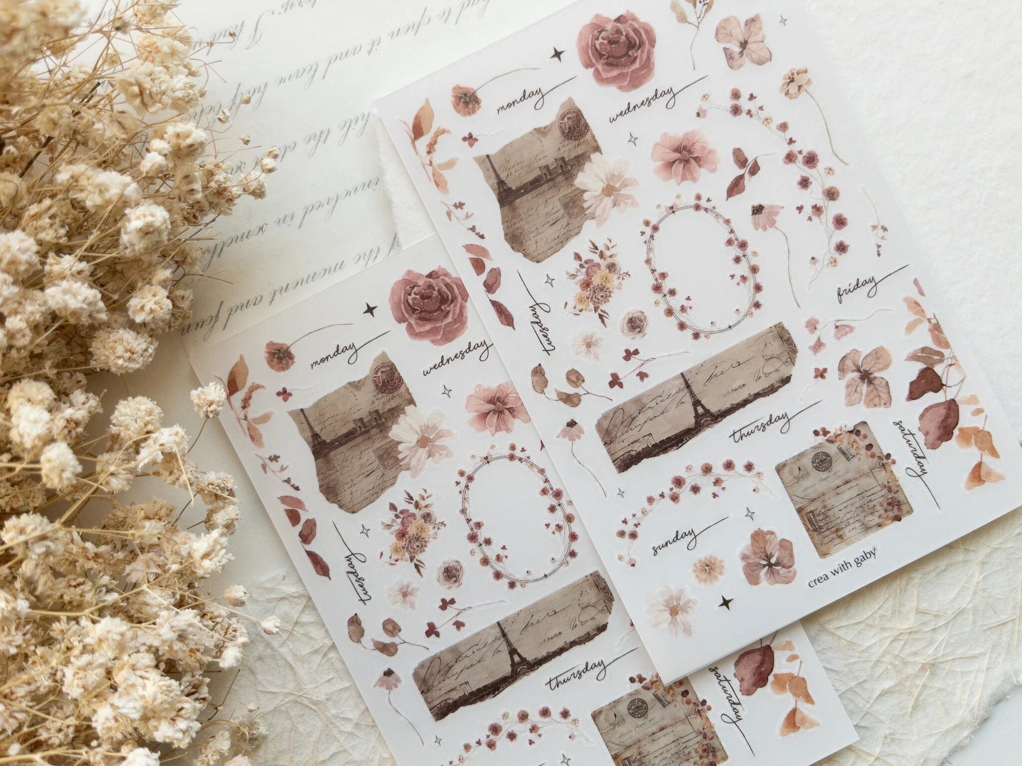 Paper Garden Rub-On Stickers