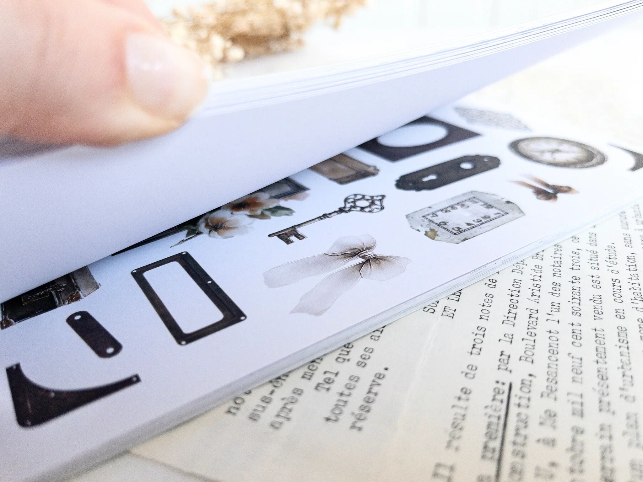Nostalgia Crafting Paper &amp; Sticker Pad