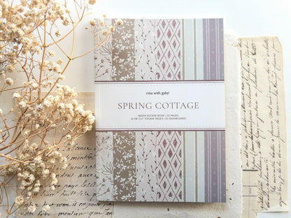 Spring Cottage Washi Sticker Book