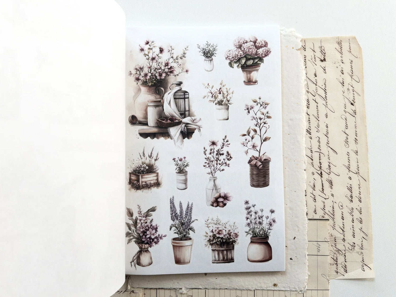 Spring Cottage Washi Sticker Book