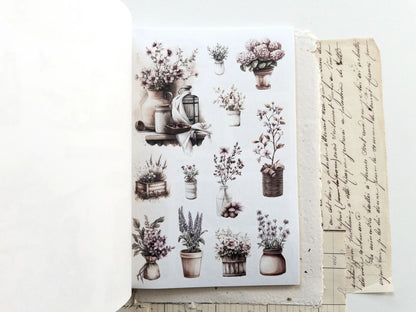 Spring Cottage Washi Sticker Book