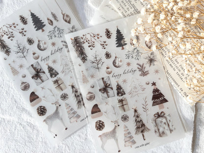 Christmas Selection Rub-On Stickers
