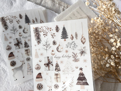 Christmas Selection Rub-On Stickers