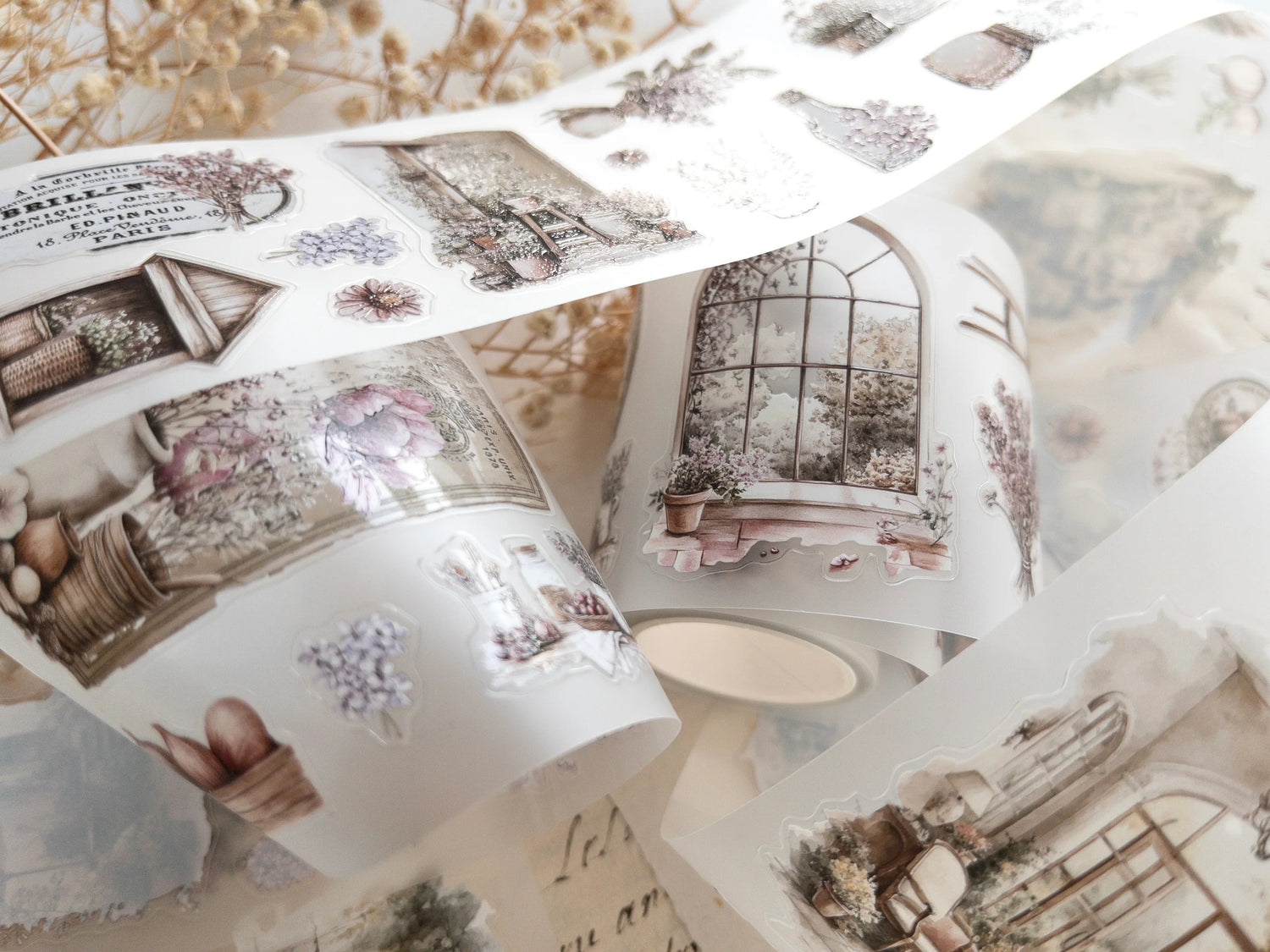 Spring Cottage Pre-Cut PET Tape