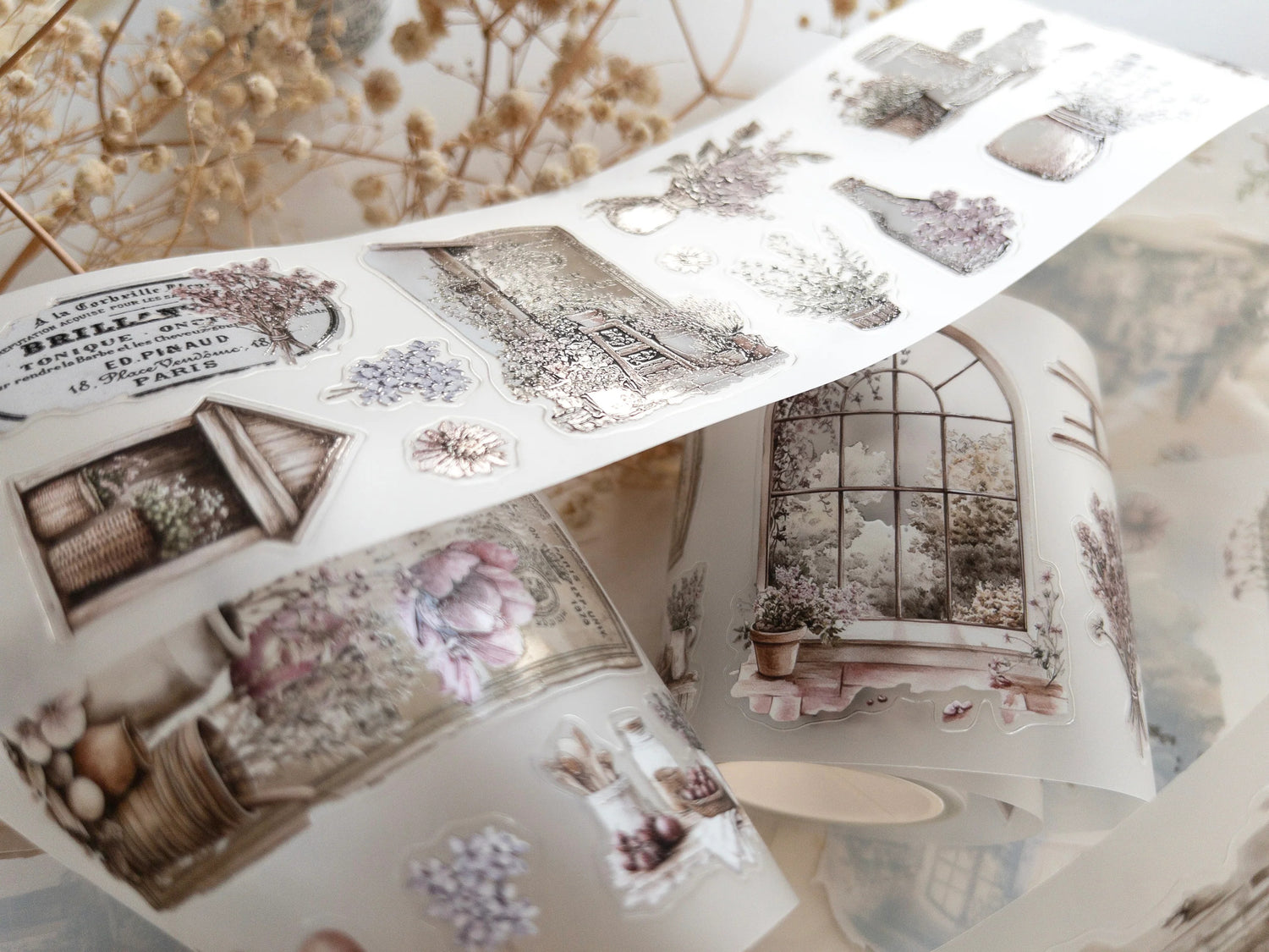 Spring Cottage Pre-Cut PET Tape