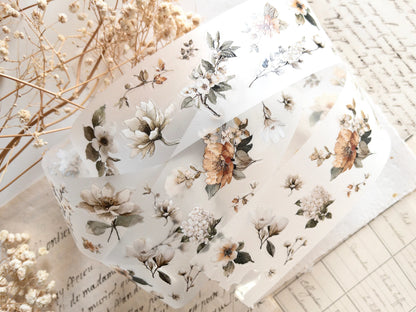 Nostalgia Floral Pre-Cut PET Tape
